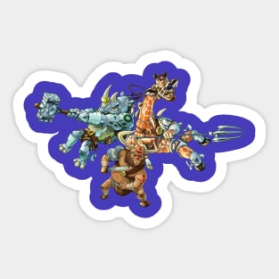 beasts gladiators Sticker